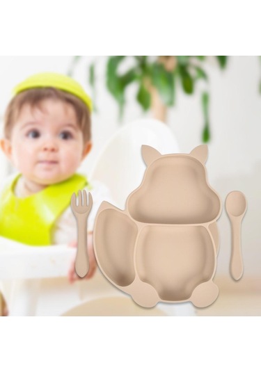 Suntek Silikon Bebek Tabağı Bej