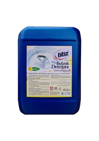 Titiz Sıvı Bulaşık Deterjanı Yeşil Limon 4 KG