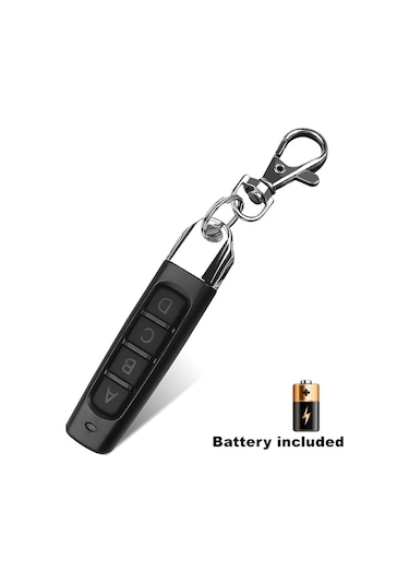 Kebidu Garaj Kapısı Kapı Uzaktan Kumandası 433mhz Otomatik Çift Kopya Uzaktan 4 Black Abcd