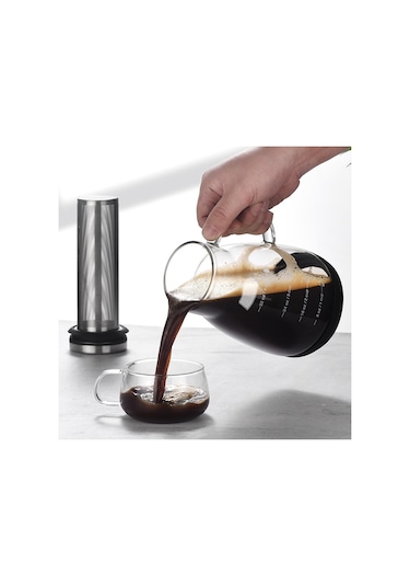 Xindoker Ev Kullanıma Mükemmel Cam Soğuk Çay/su Kahve Süzgeçli Hazırlama Ve Paylaşım Kavanozu Diğer