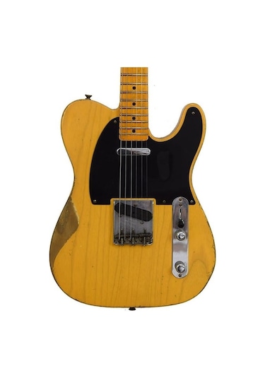 Fender Custom Shop Masterbuilt Telecaster Elektro Gitar - Butterscotch