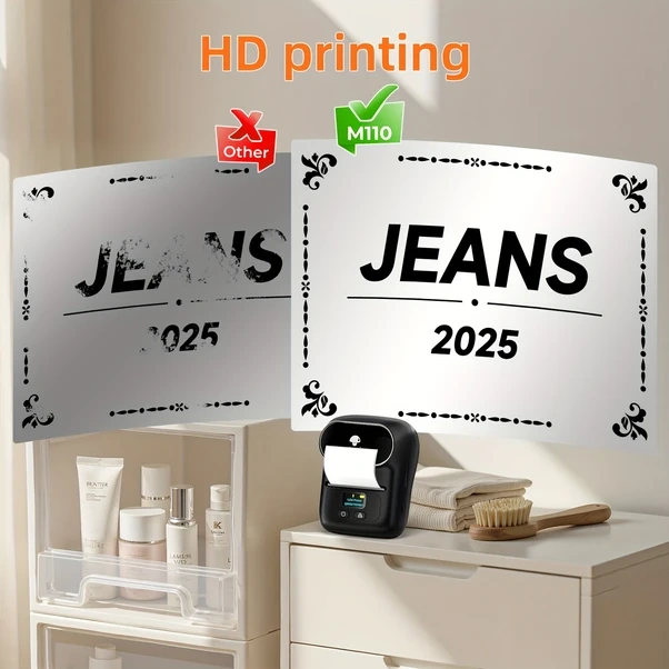 Gateesat Phomemo M110 Gri Kablosuz Portatif Termal Etiket Yazıcı Telefon Pc Uyumlu