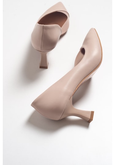 Luvishoes 353 Topuklu Kadın Ayakkabı - Ten Rengi