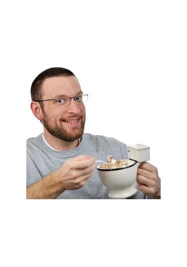 Tuvalet Seramik Kupa Kolu İle Kahve Çay Süt Dondurma Fincan Hediyeler İçin Komik Kupalar Beyaz