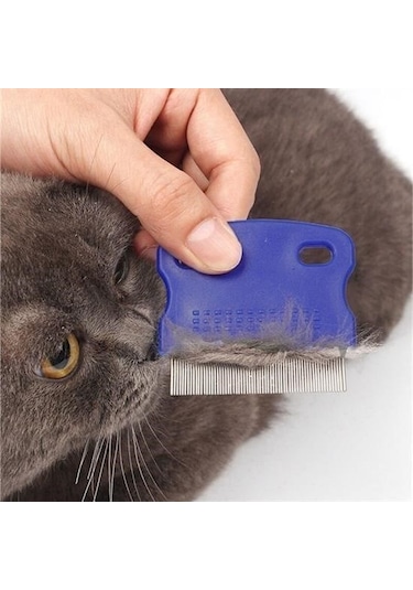Buffer Evcil Hayvan Kedi Köpek Pire Tarağı Ve Köpek Gözyaşı Lekesi Tarağı Çok Renkli