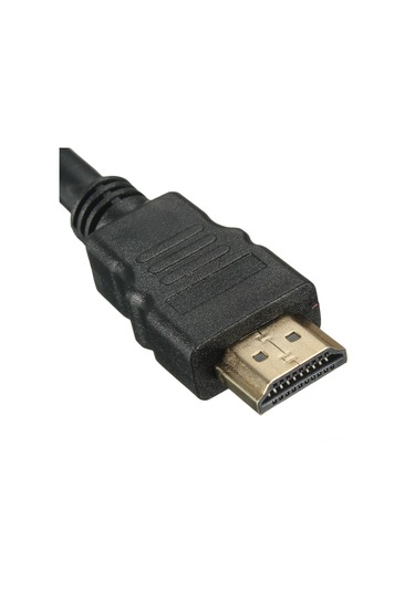 Springsun Hdmı'den 3 Rca'ya Sinyal Aktarım Kablosu, 1.5 Metre Uzunluk, 1080p Desteği, Siyah Kod Çözme Olmadan