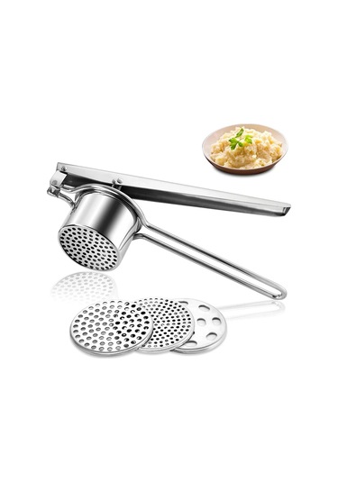 Paslanmaz Çelik Patates Sıkacağı Manuel Patates Ezici Meyve