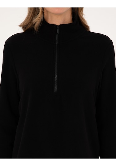 Pierre Cardin Kadın Siyah Sweatshirt 50316333-vr046 Siyah