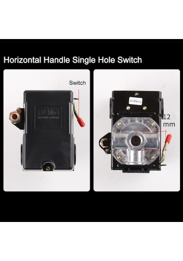 Teltree Lefoo 4 Portlu Hava Kompresörü Basınç Anahtarı - 95-125 Psı, Kolay Kurulum 1-gang