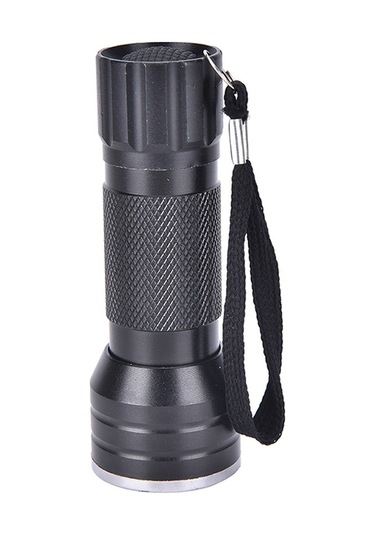 Uv Ultra Violet 21 Led El Feneri Mini Blacklight Alüminyum Torch Işık Lambası Yenı Dere Siyah