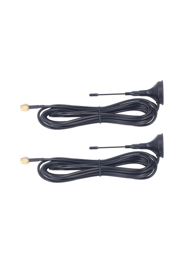 Symbee 2 Adet 12dbı Yüksek Kazançlı Sma Erkek Bağlantılı Süngerli Manyetik 2g/3g/4g/gprs Sinyal Alıcı-transmiter Anten