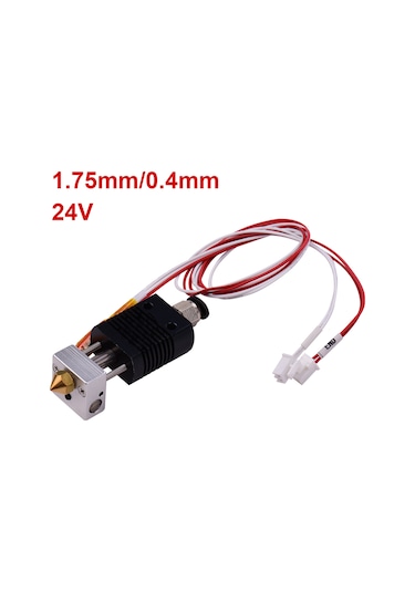 Dianziye Et4/et4 Pro 3d Yazıcı İçin 24v Isıtıcı Ucu Seti - 1.75mm Filament, 0.4mm Nozzle, Radyatör Ve Hava Borusu Bağlantısı