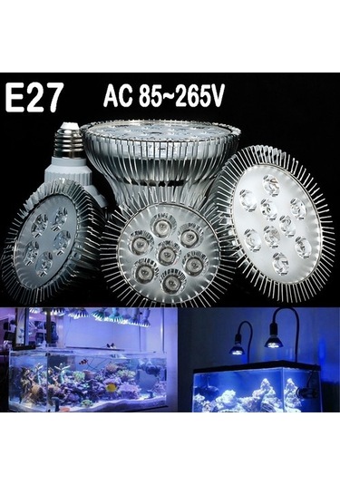 Silkroadselect 3uv 6mavi Tarzı E27 Led Akvaryum Lambası Ac110v 220v 240v Su Bitkileri Yetiştirme Işığı Ampulü Balık Tankı Aydınlatması Beyaz