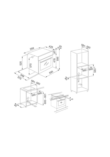 Franke Smart Linear FSL 86 H WH 71 LT Ankastre Fırın