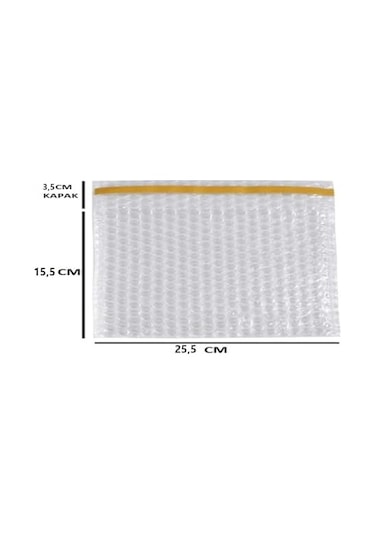 Balonlu Torba, Bantlı Baloncuklu Torba-zarf 15cm En X25cm Boy +5cm Kapak 50 Adet