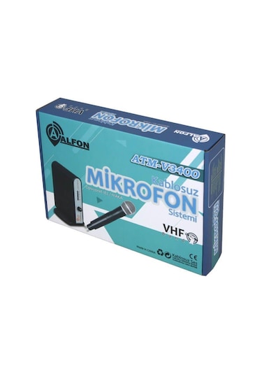 Alfon Atm-v3400 1el Vhf Telsiz Mikrofon
