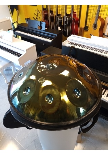 Titanium Handpan 9 Nota Re Minör Soft Case Taşıma Çantalı +hediyeler