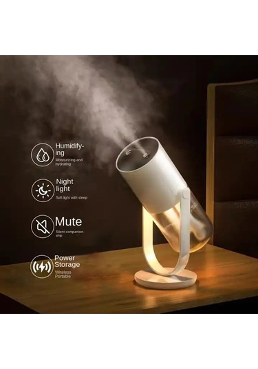 S07 Çok Modlu Kablosuz Çift Jet Nemlendirici Beyaz