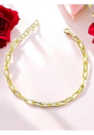 Halka Model St002 Bayan Bileklik Gold