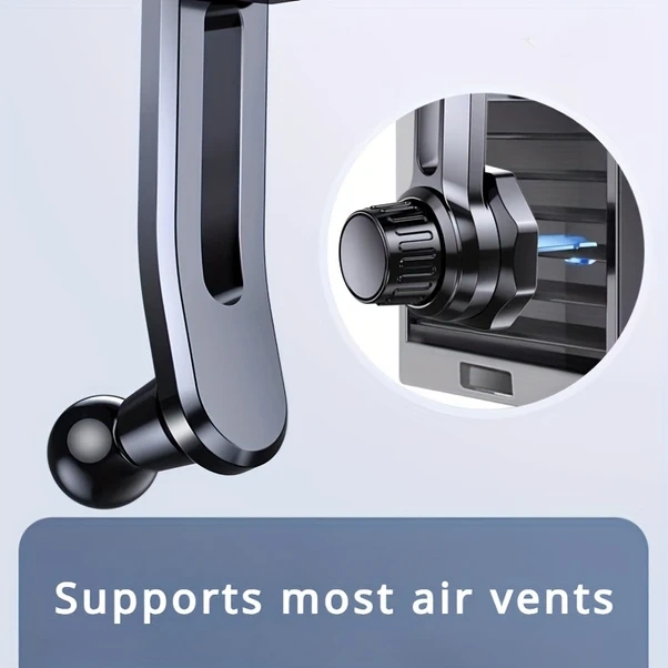 Sunshine011 Araç Çıkışlı Döner Telefon Tutucu M7+lks Sekiz Taraflı Uzantı Kancalı Navigasyon Tutucu Aksesuarı