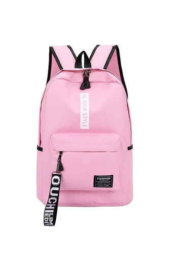 Saf Renk Su Geçirmez Büyük Kapasiteli Çantalar Okul Çantası Seyahat Sırt Çantası Sırt Çantası Green Yeşil