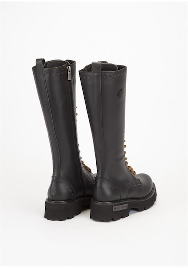 Harley Davidson Lorelaı Black Deri Kadın Çizme Siyah