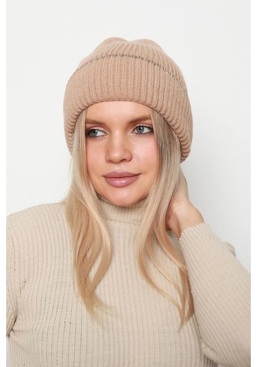 Sim Detaylı Kadın Bere Rkş-1139 Camel Camel
