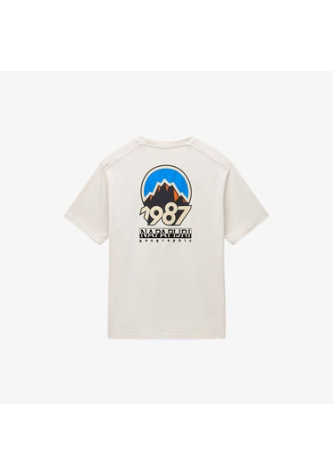 Napapijri S-montepiana Erkek Bej T-shirt Np0a88svn1j1 Bej