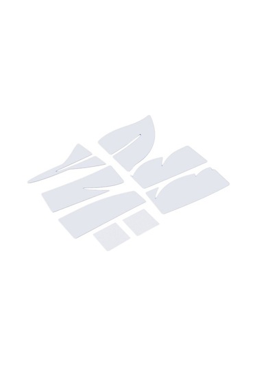 Novahub Ahşap Effektli Akrilik Ayna Duvar Çıkartması, 30x120cm Gümüş Diğer