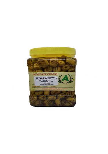 Almila Zeytinevi Izgara Yeşil Zeytin 800 G
