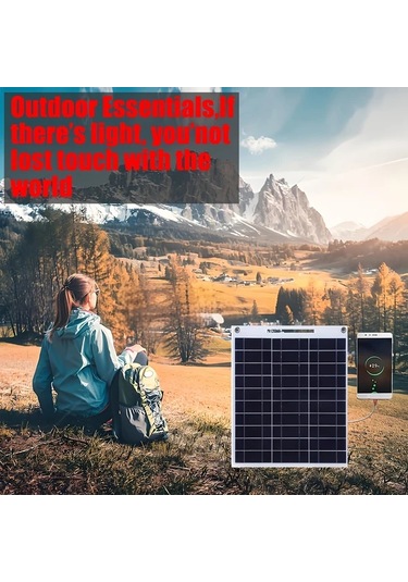 Xuweiwei 10w Sku Çift Usb Çıkışlı Çok Fonksiyonlu Veri Kablolu Kompakt Güneş Şarj Cihazı Kamp Ve Ev Kullanımı İçin