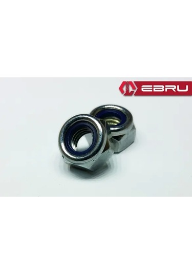 Ebru Altıköşe Fiberli Somun M10 - 10 Adet Standart