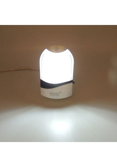 Sunlight Led Gece Lambası 0,5W Tasarruflu Işıklı Fişli Düğmeli 2 Çok Renkli