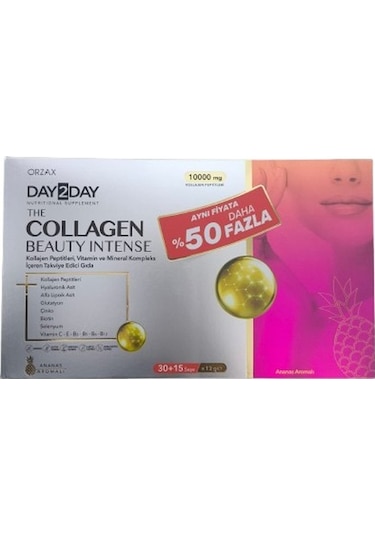 Day2day Collagen Beauty İntense Ananas 30+15 Saşe