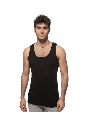 6 Lı Paket Özkan Erkek Pamuklu Ribana Atlet 0113