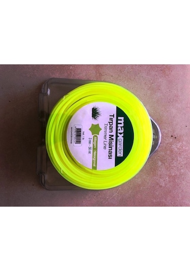 Maxgarden Tırpan Misinası Neon Sarı Altıgen 3.0 Mm - 56 Metre