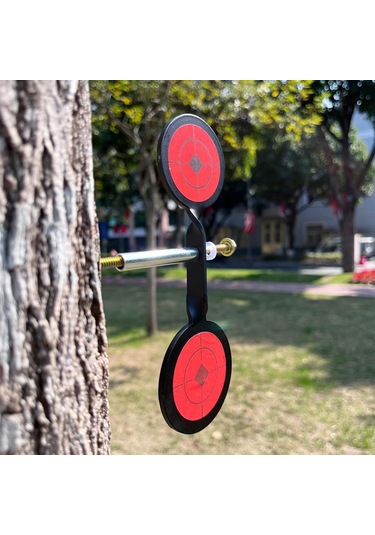 Ağaca Montajlanabilen Döner Hedef Karbon Çelik Avcılık Eğitimi Po