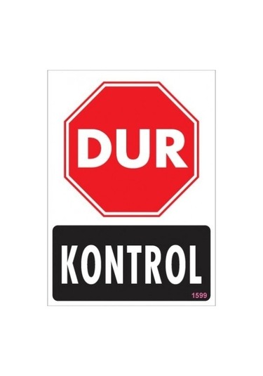 Pvc Levha Quot Dur Kontrolquot 25 35 Cm