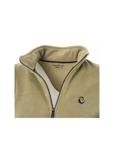 Karcamp 5 Cepli Unisex Polar Mont Ceket Haki