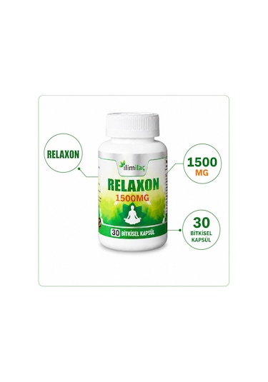 Relaxon 1500 Mg 30 Bitkisel Kapsül Relaxon Takviye Edici Gıda
