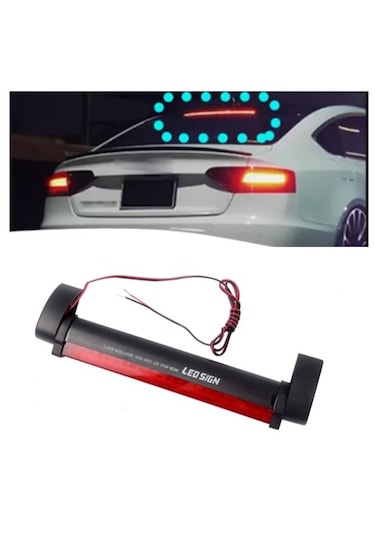 Çakar Modüllü 20 Modlu 24 Ledli Arka Cam 3.stop Lambası 12v.