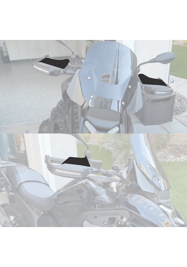 Kosona Bmw R1300gs 2023-2024 İçin Siyah Abs Motor El Koruyucu, Rüzgar Ve Yağmurdan Korumalı, Modifikasyon Aksesuarı