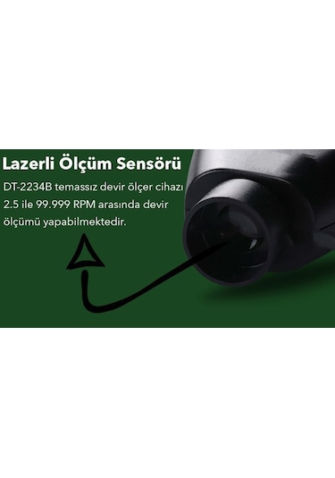 Lyk 2234b Temassız Devir Ölçer Takometre