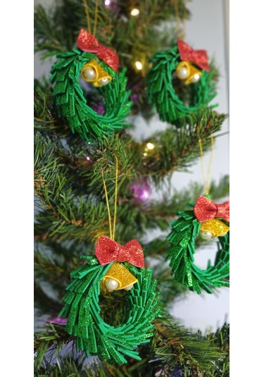 Yılbaşı Süsü Eva 4 Lü 04