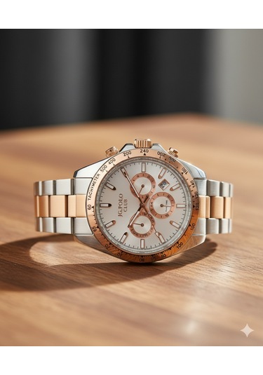 Jg. Polo Club Erkek Kol Saati Gold Ve Silver Renk, Beyaz Kadran - S02891c, 2 Yıl Garantili Altın - Gümüş Jg. Polo Club Erkek Kol Saati Gold Ve Silver Renk, Beyaz Kadran - S02891c, 2 Yıl Garantili Altın - Gümüş