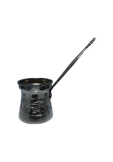 İşlemeli Klasik Cezve No:2 Beyaz