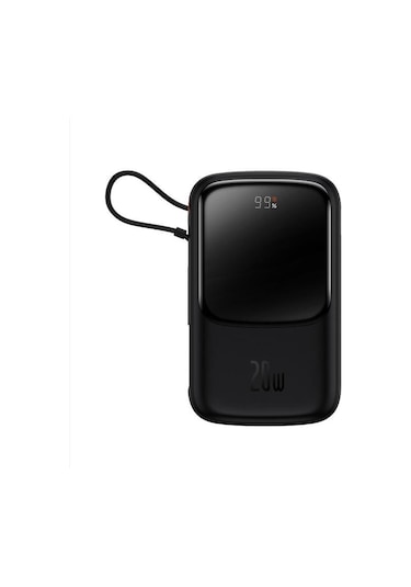 Baseus Super Şarj Gösterge Lightning Kablolu 20W 10.000 mAh Powerbank İphone 12 12 Pro Max Powerbank
