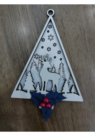 Lavanta Tasarım Yeni Yıl Süsü Ağaç Süsleri Çam Ağacı Beyaz