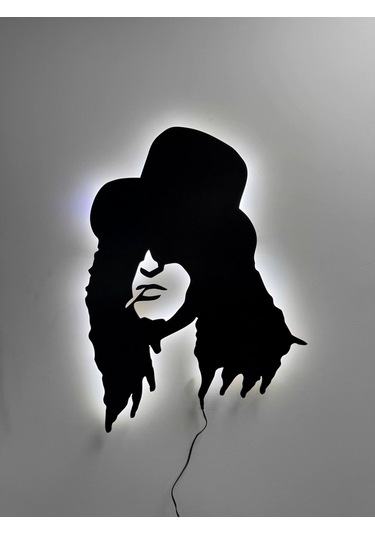 Slash Gitarist Led Işıklı Tablo