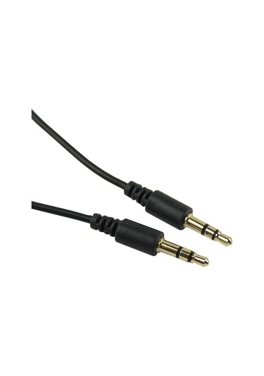 Besthome1 2 Adet 3.5mm Siyah Kulaklık Uzatma Kablosu - Ses Kontrol, Mp3 & İpod İçin